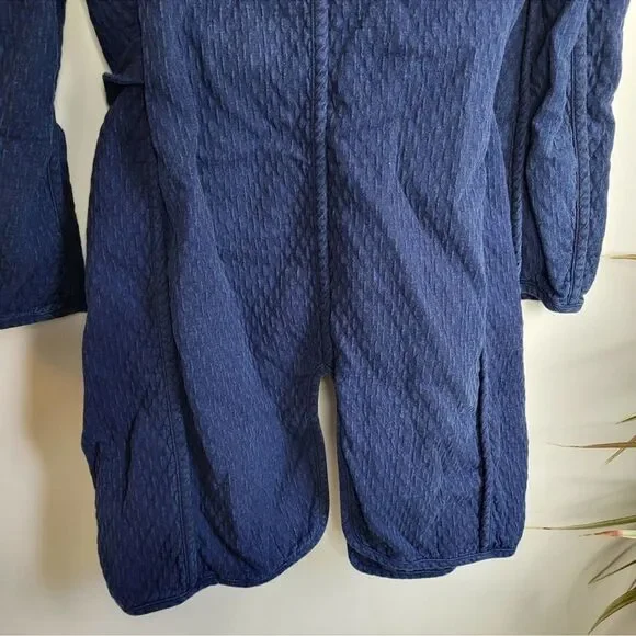 Rag & Bone Quilted Self Tie Liner Coat - /Navy Size S Jackets & Coats